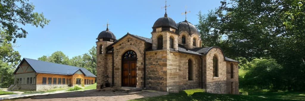Architectural rendering of the new Holy Three Hierarchs Serbian Orthodox Church